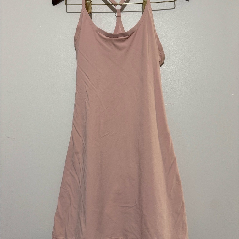 Outdoor Voices Dusty Rose Exercise Dress Pink w/Shorts Size XS Preppy EUC